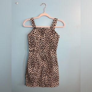 Arizona cheetah print midi dress